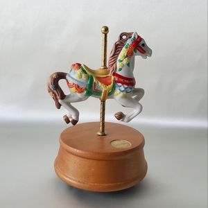 1988 Westland Carousel Horse Music Box